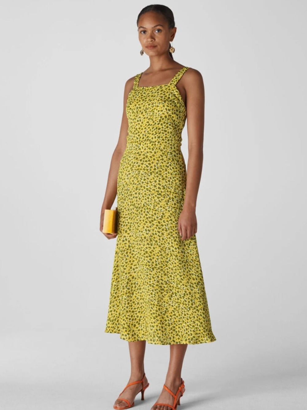 Whistles Llora Clouded Leopard Dress NWT Size 6